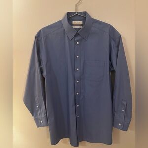 Roundtree & Yorke Classic Blue Dress Shirt
